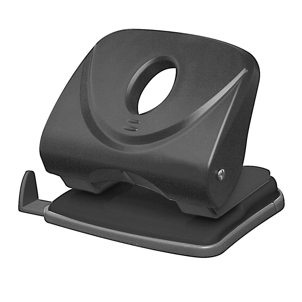J.Burrows Large 2 Hole Punch Black Officeworks