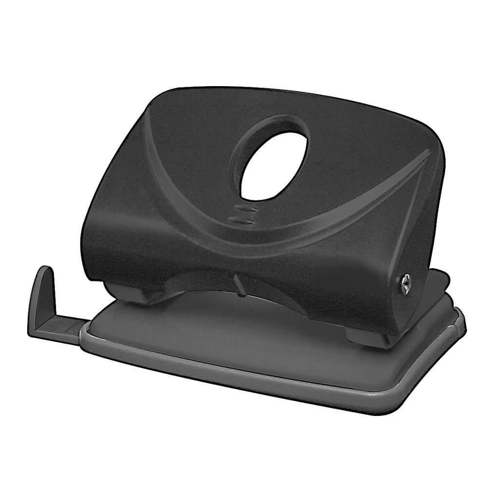 J.Burrows Medium 2 Hole Punch Black