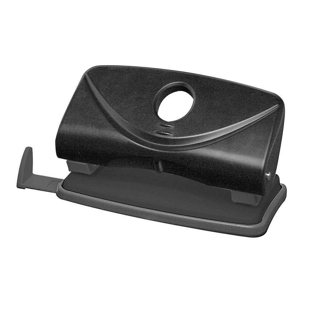 J.Burrows Small 2 Hole Punch Black Officeworks