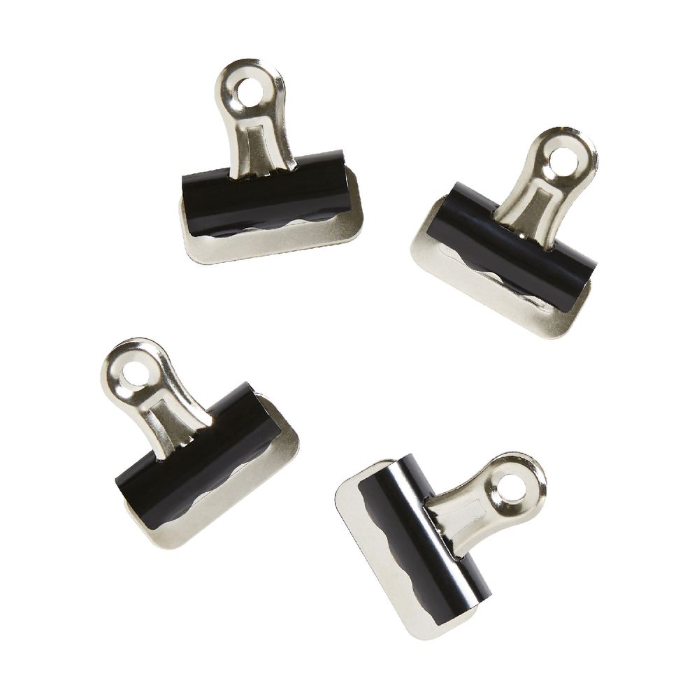 J.Burrows 32mm Bulldog Clips 4 Pack
