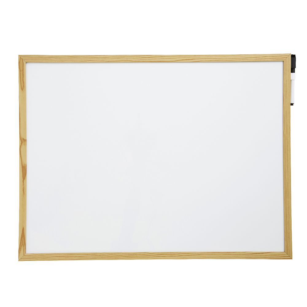 J.Burrows Timber Pine Whiteboard 45 x 60cm