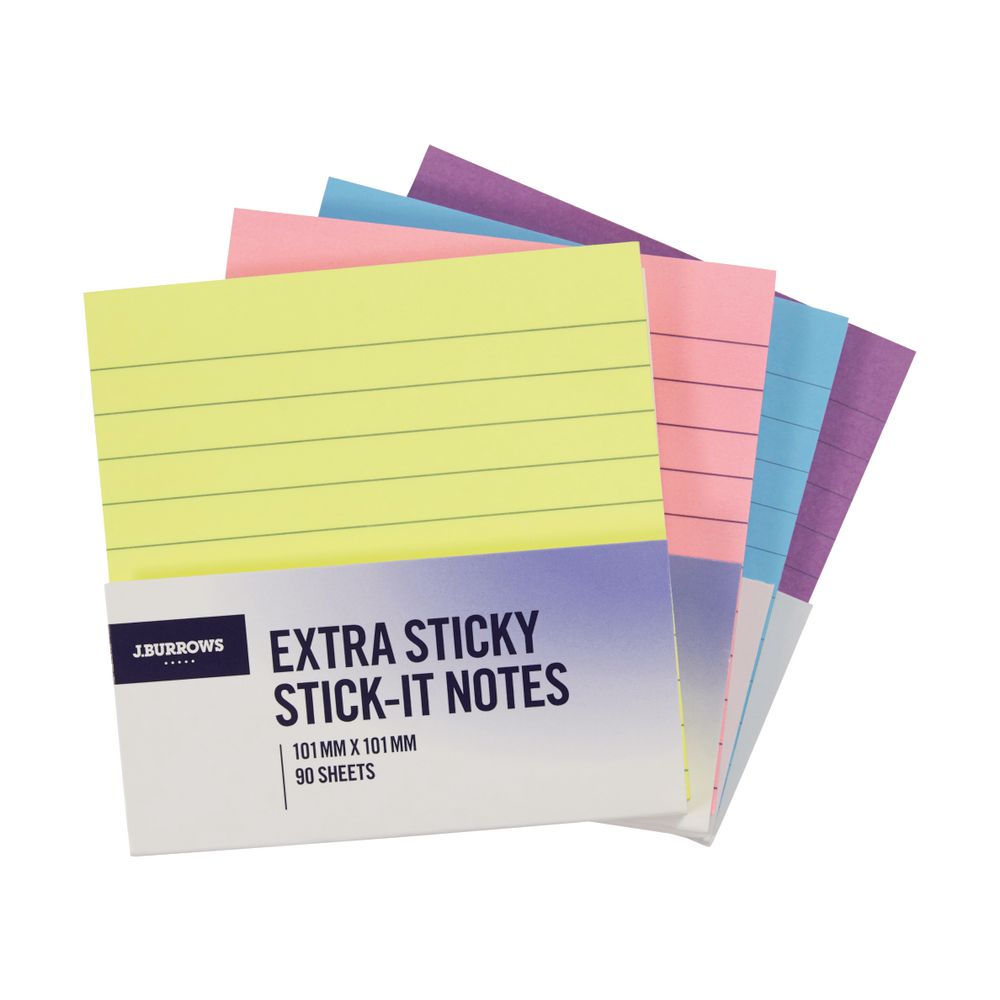J.Burrows Extra Stick-it Notes 101 x 101mm