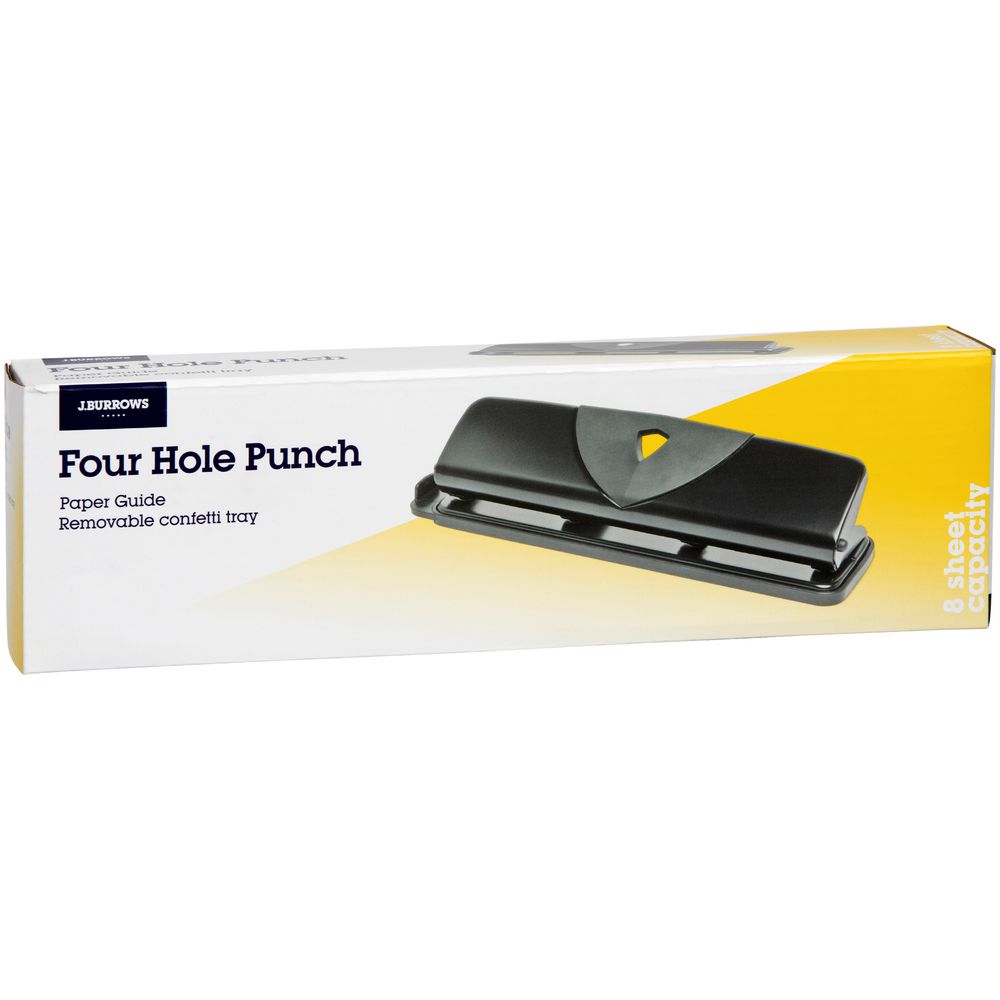 J.Burrows 4 Hole Punch Black 9341694048017 eBay