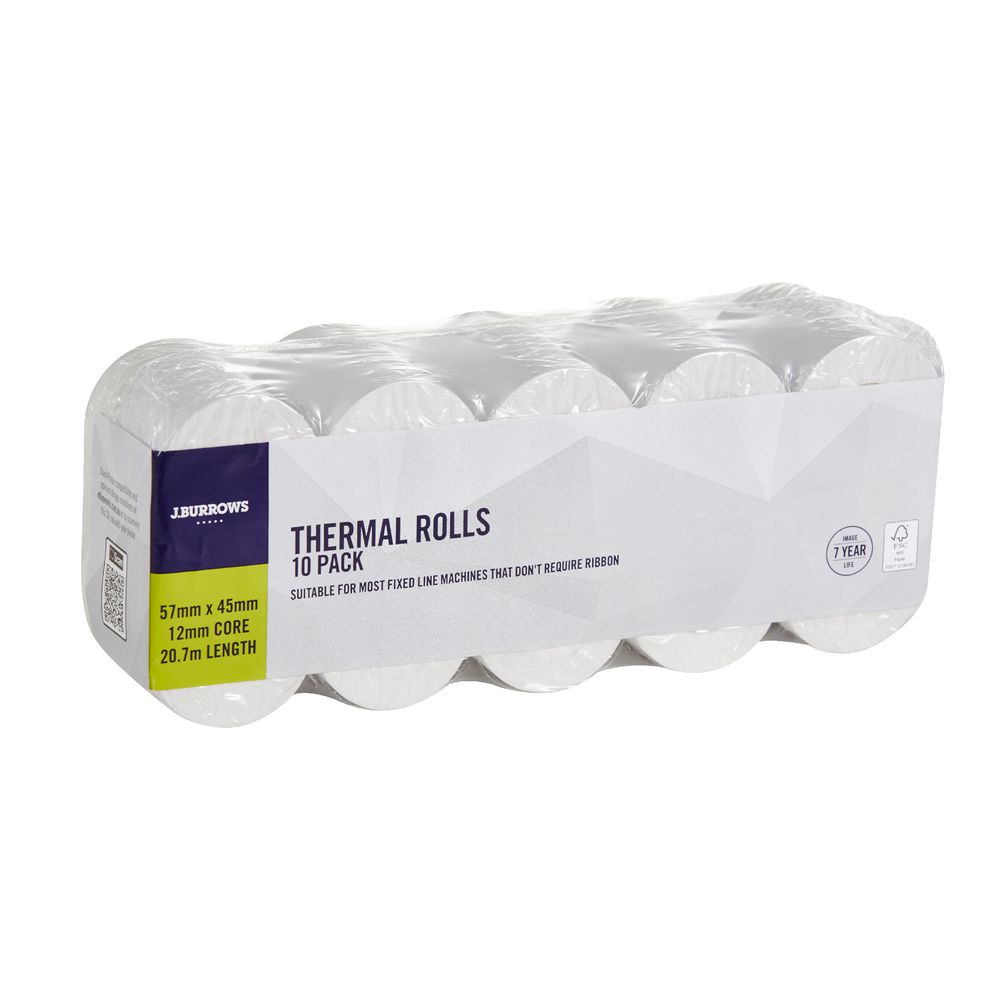 57 x 45 Thermal 57mm x 45mm 57x45 Thermal Rolls 20 Rolls