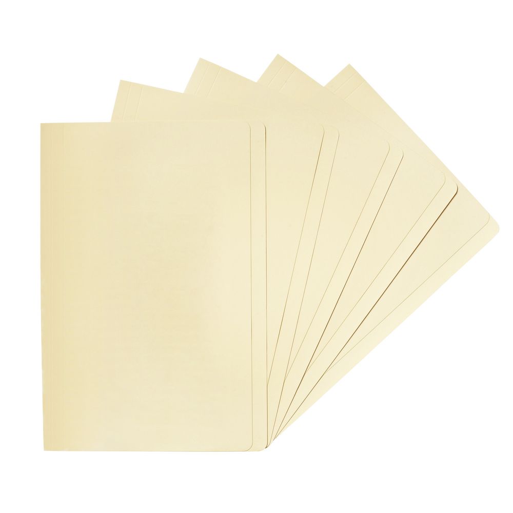 J.Burrows Manila Folder Foolscap Buff 100 Pack