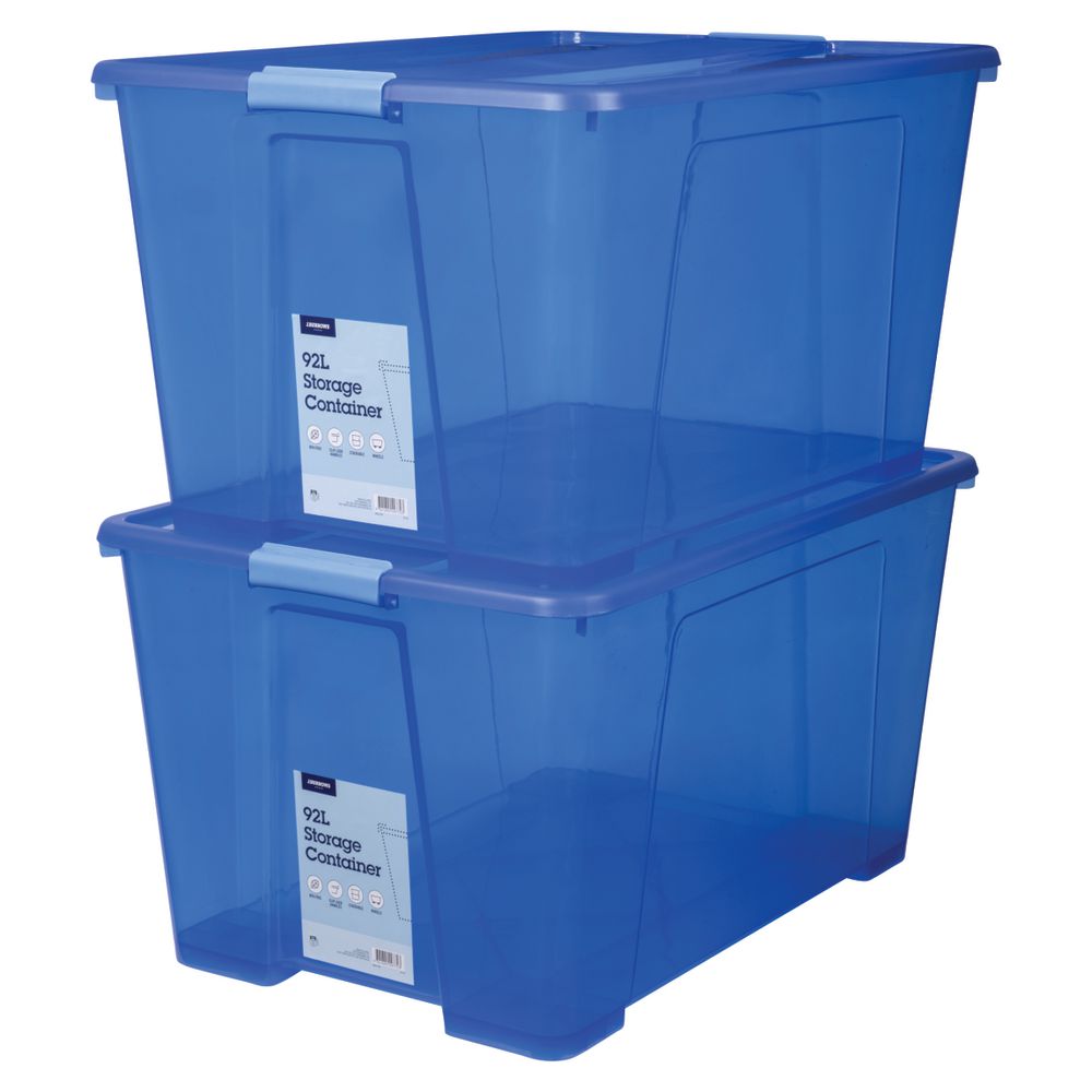 J.Burrows 92L Storage Container Blue eBay