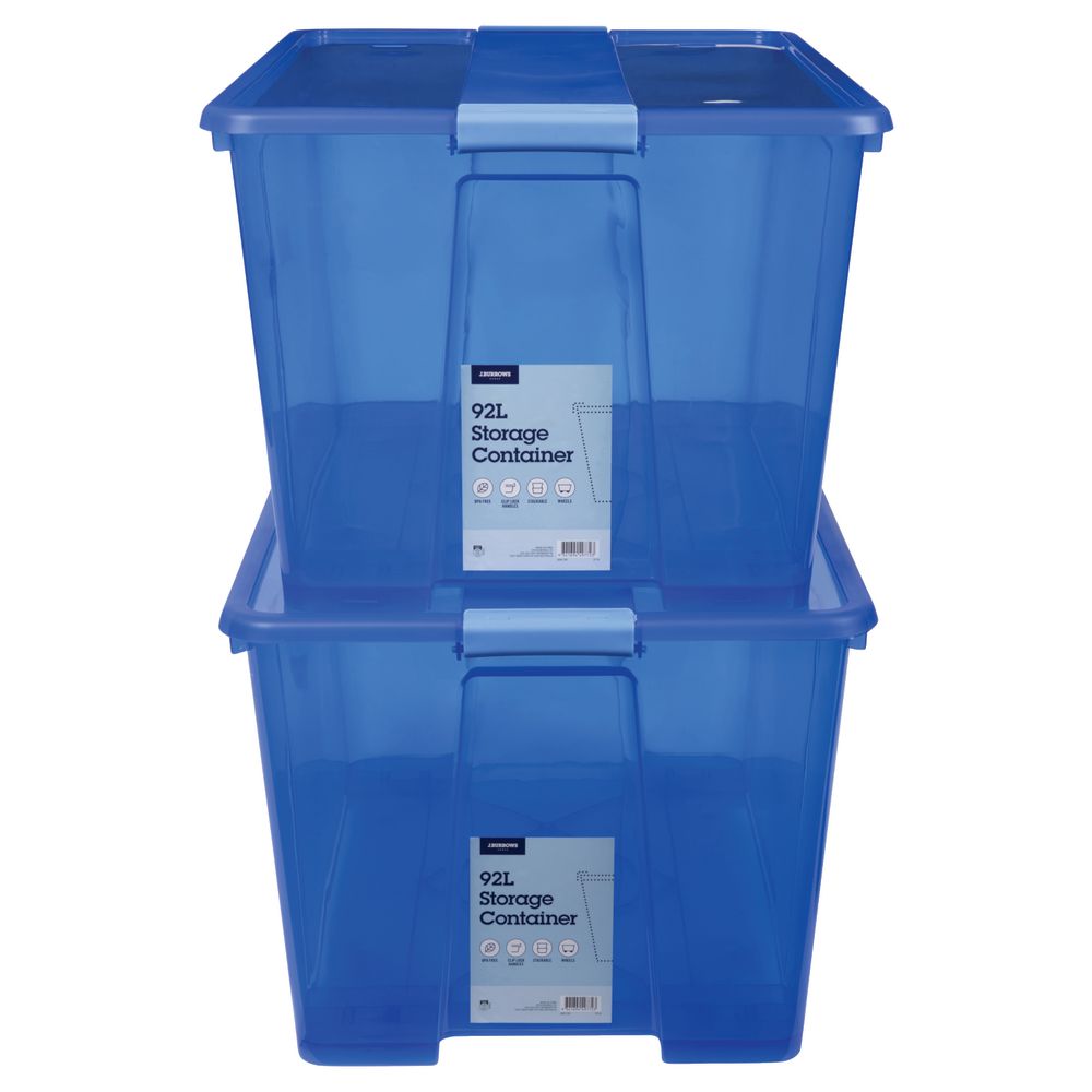 J.Burrows 92L Storage Container Blue eBay