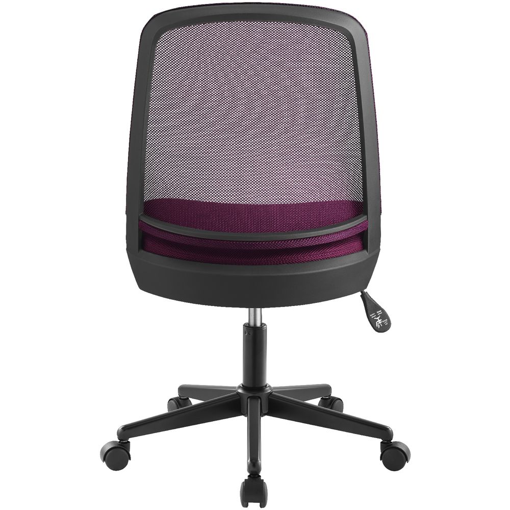 Acton Medium Back Mesh Chair Burgundy