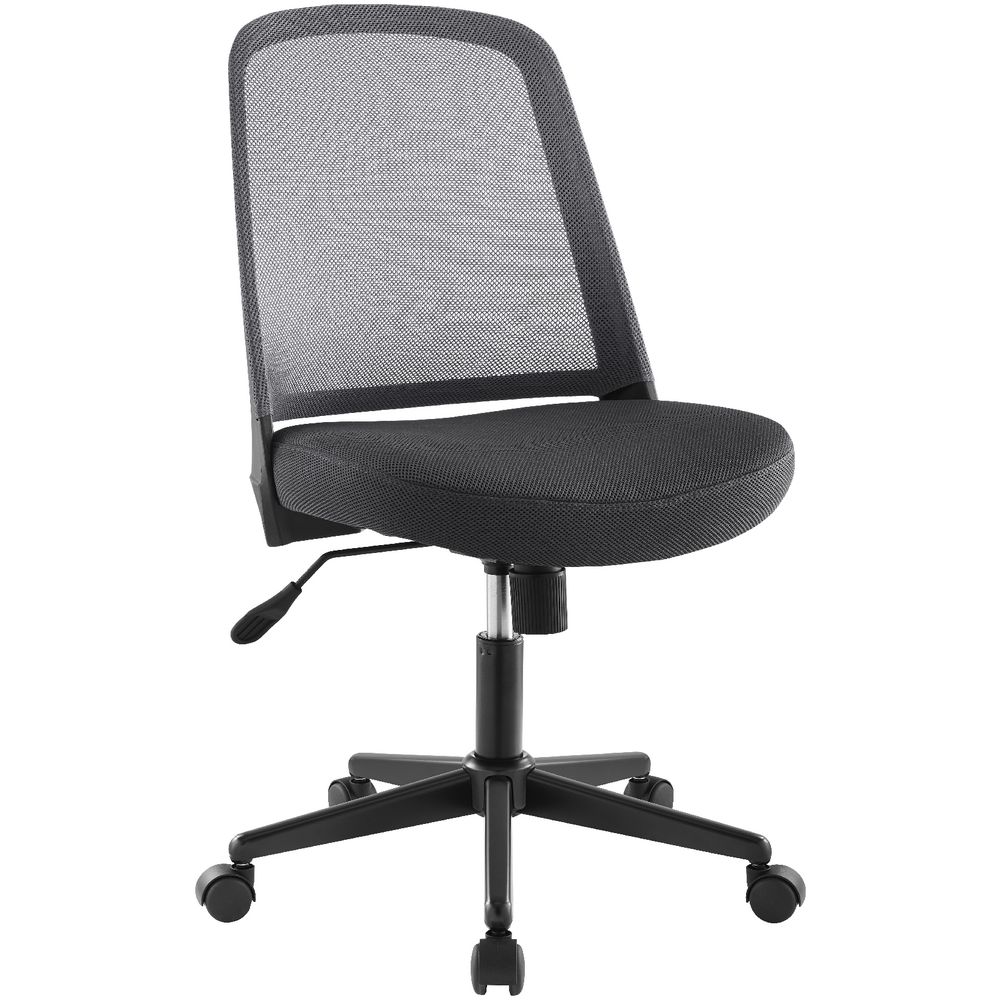 Acton Medium Back Mesh Chair Grey