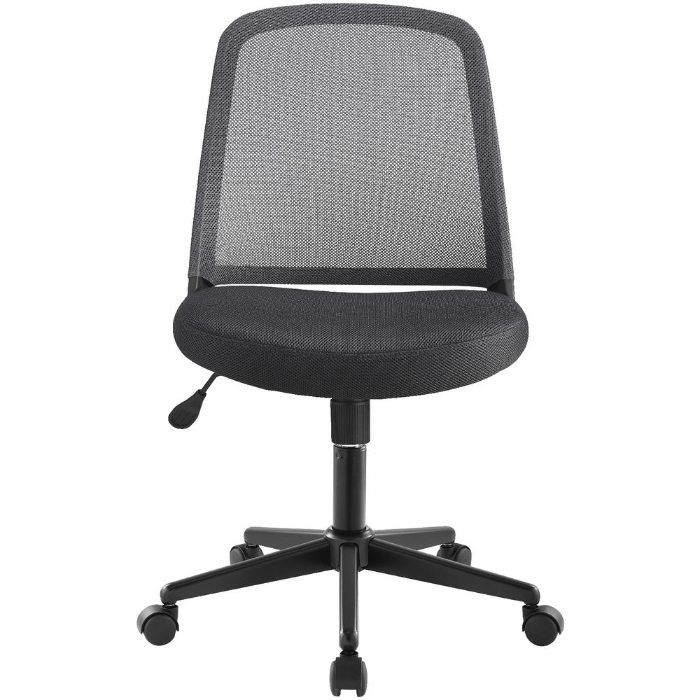 Acton Medium Back Mesh Chair Grey