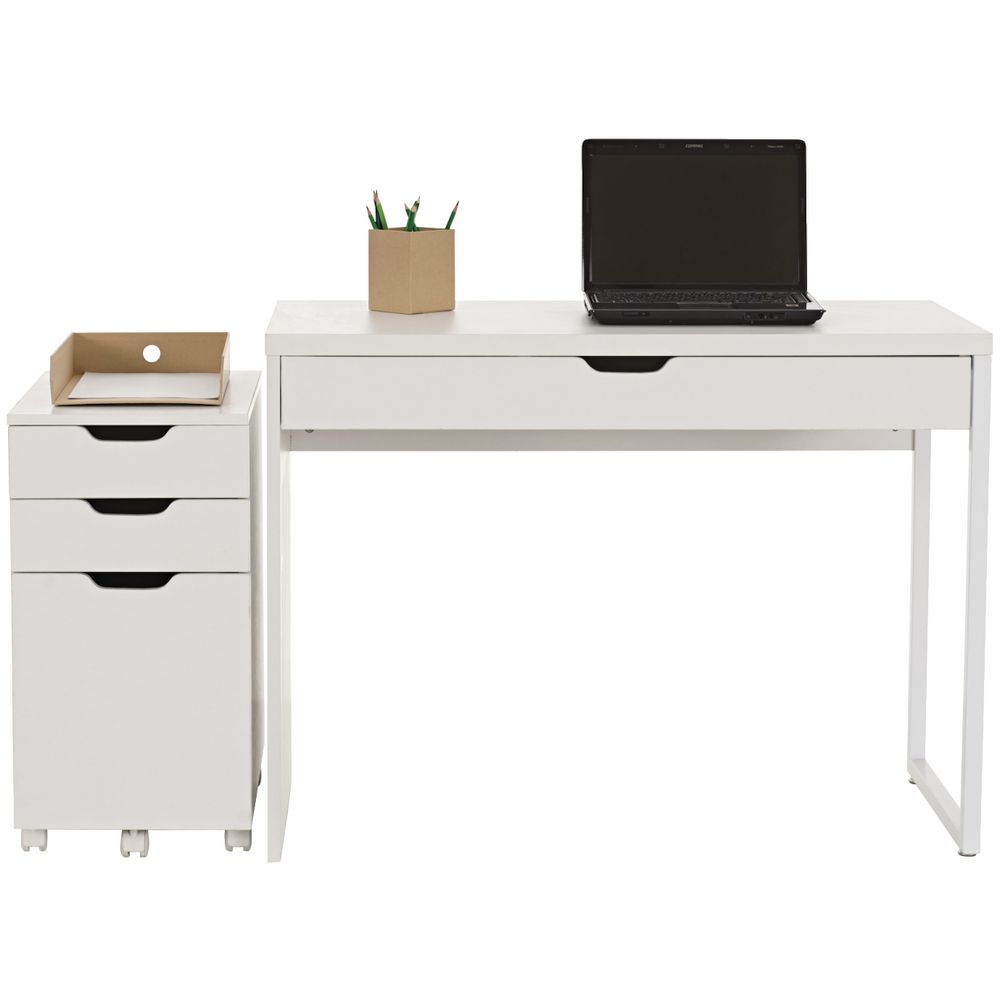 Archie Desk and Pedestal