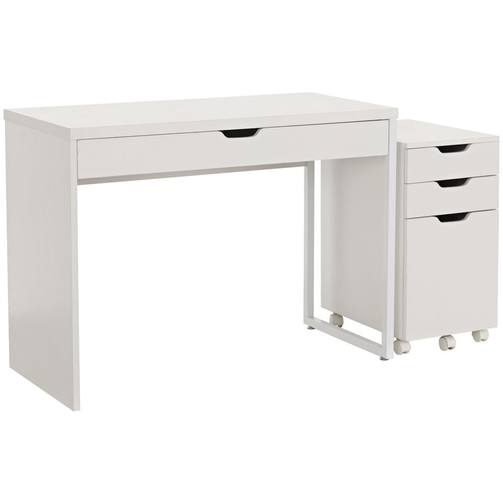 Archie Desk and Pedestal