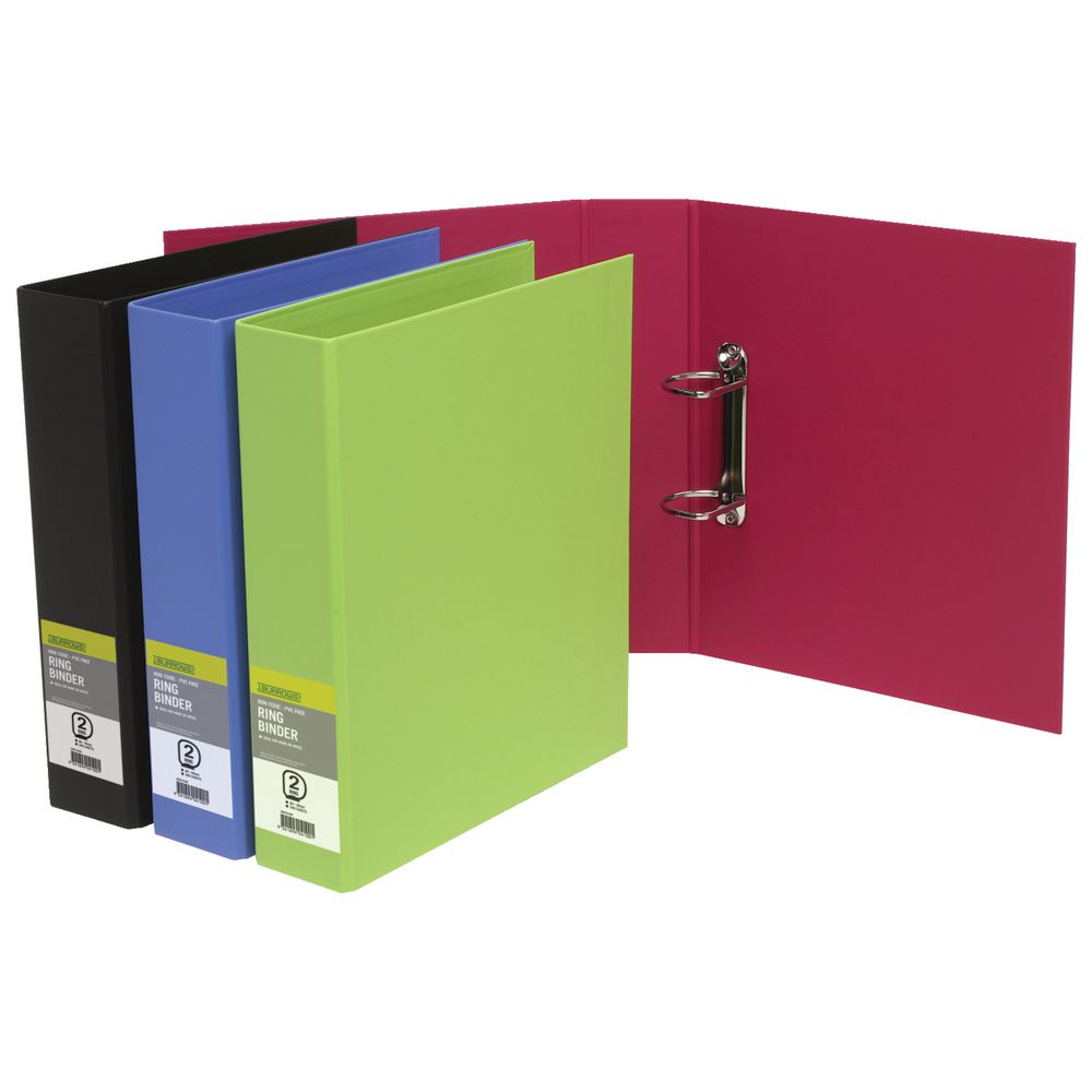J.Burrows Binder A4 2 D-Ring 50mm Black