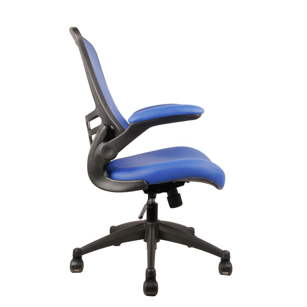 Baku Medium Back Chair Blue