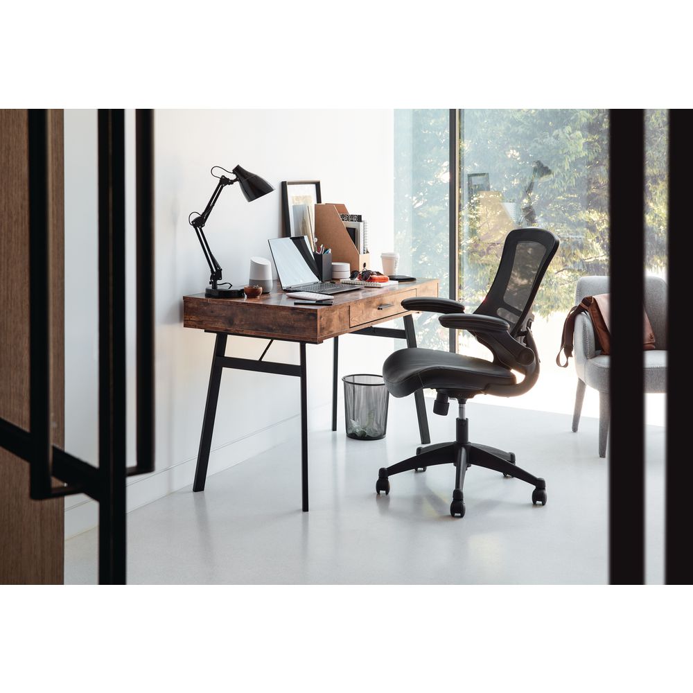Baku Medium Back Chair Black