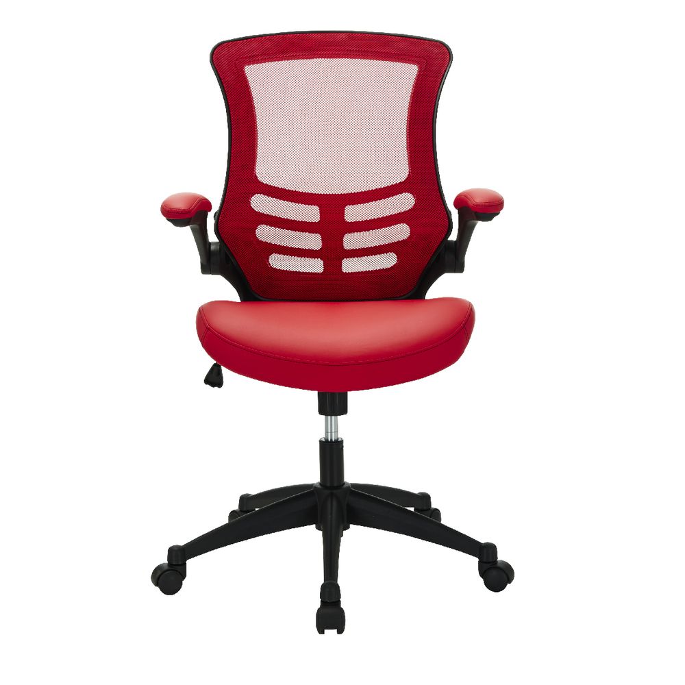 Baku Medium Back Chair Red