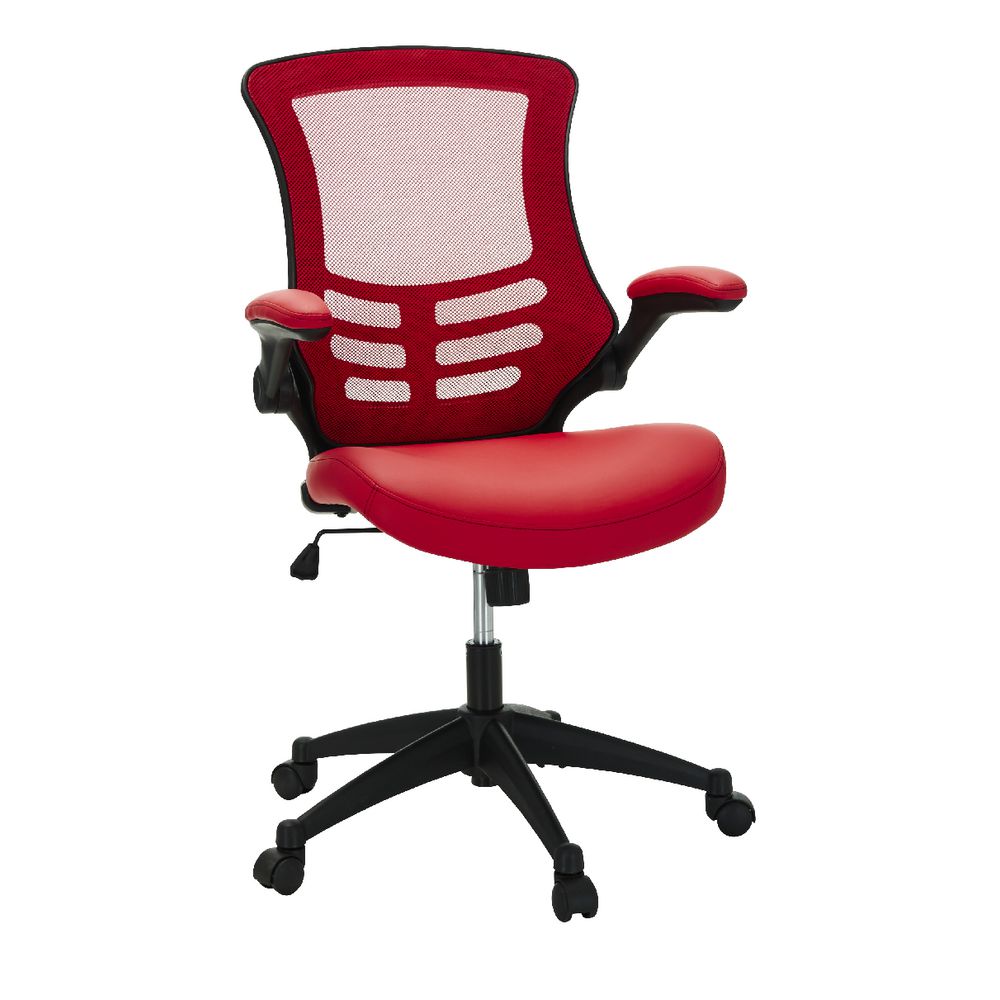 Baku Medium Back Chair Red