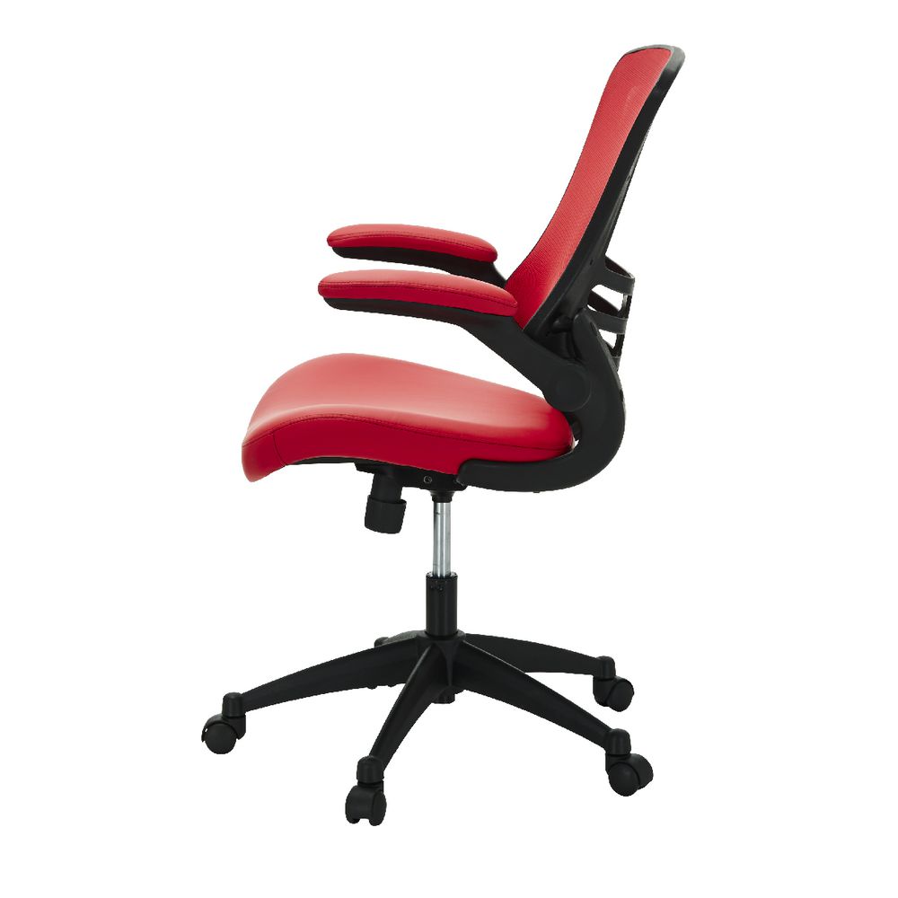 Baku Medium Back Chair Red