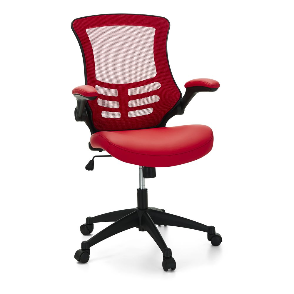 Baku Medium Back Chair Red