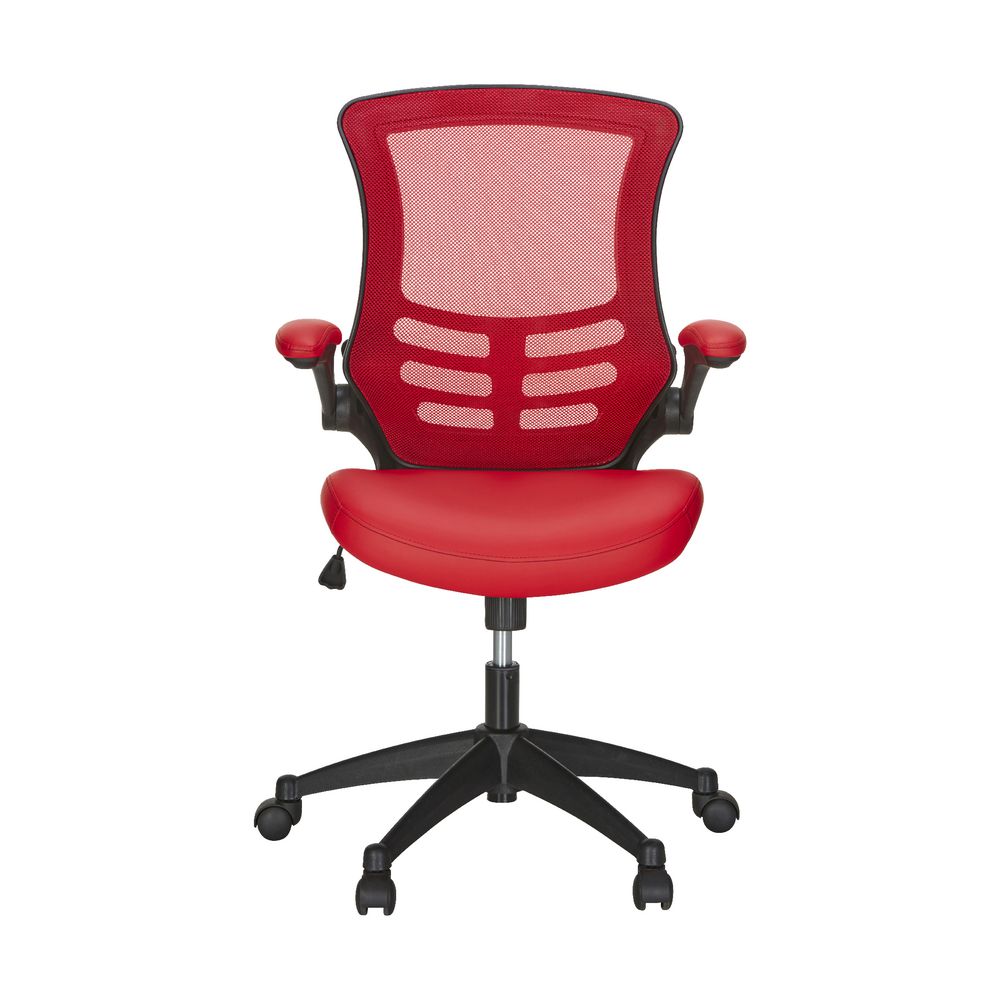 Baku Medium Back Chair Red