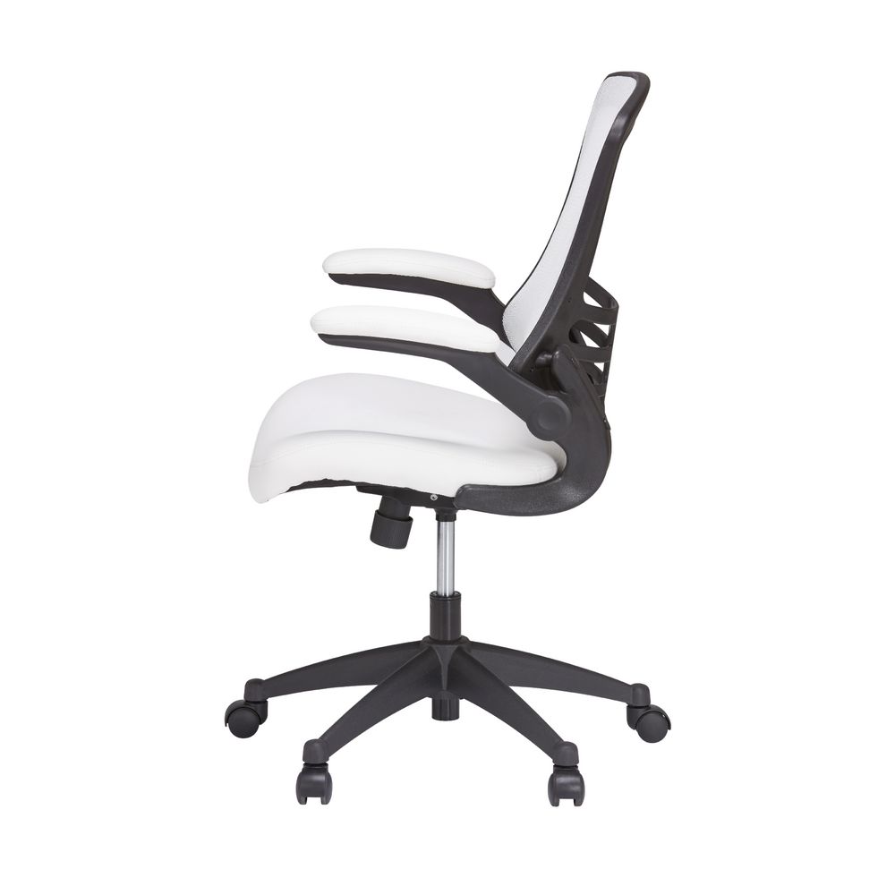 Baku Medium Back Chair White