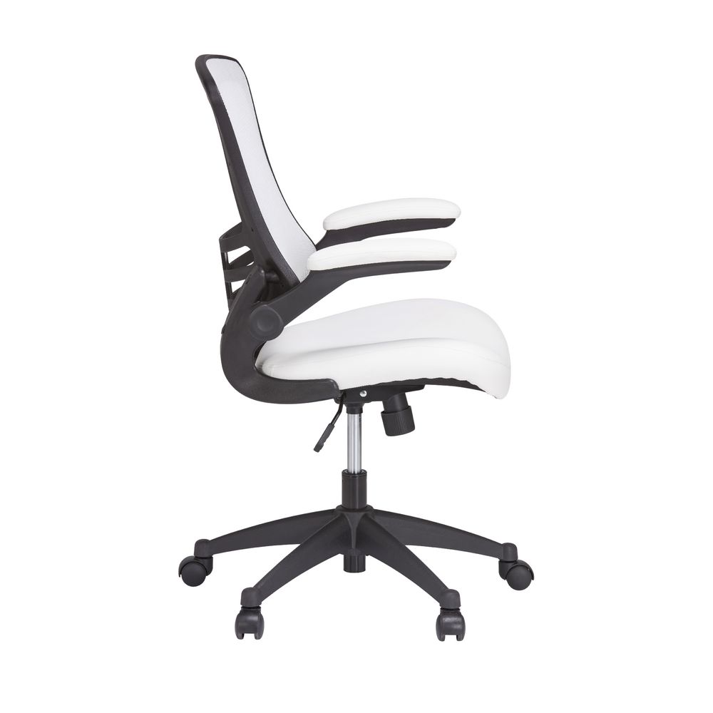 Baku Medium Back Chair White