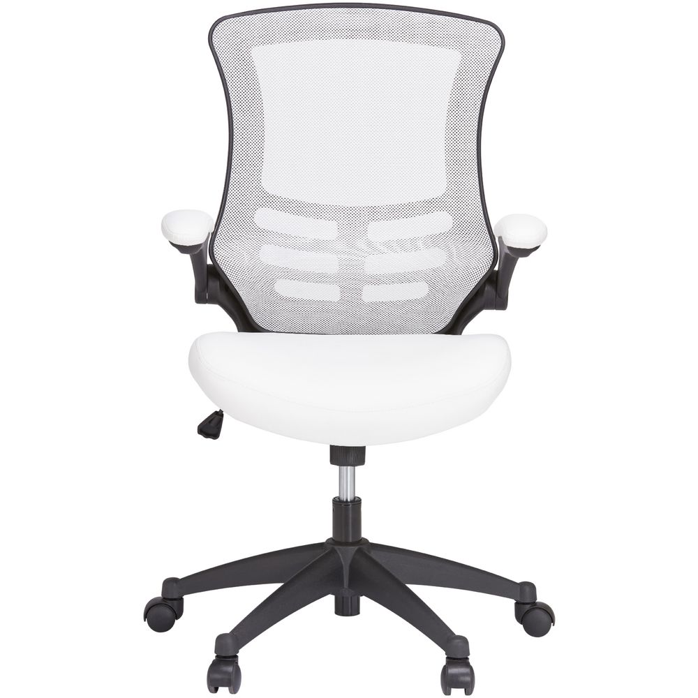 Baku Medium Back Chair White