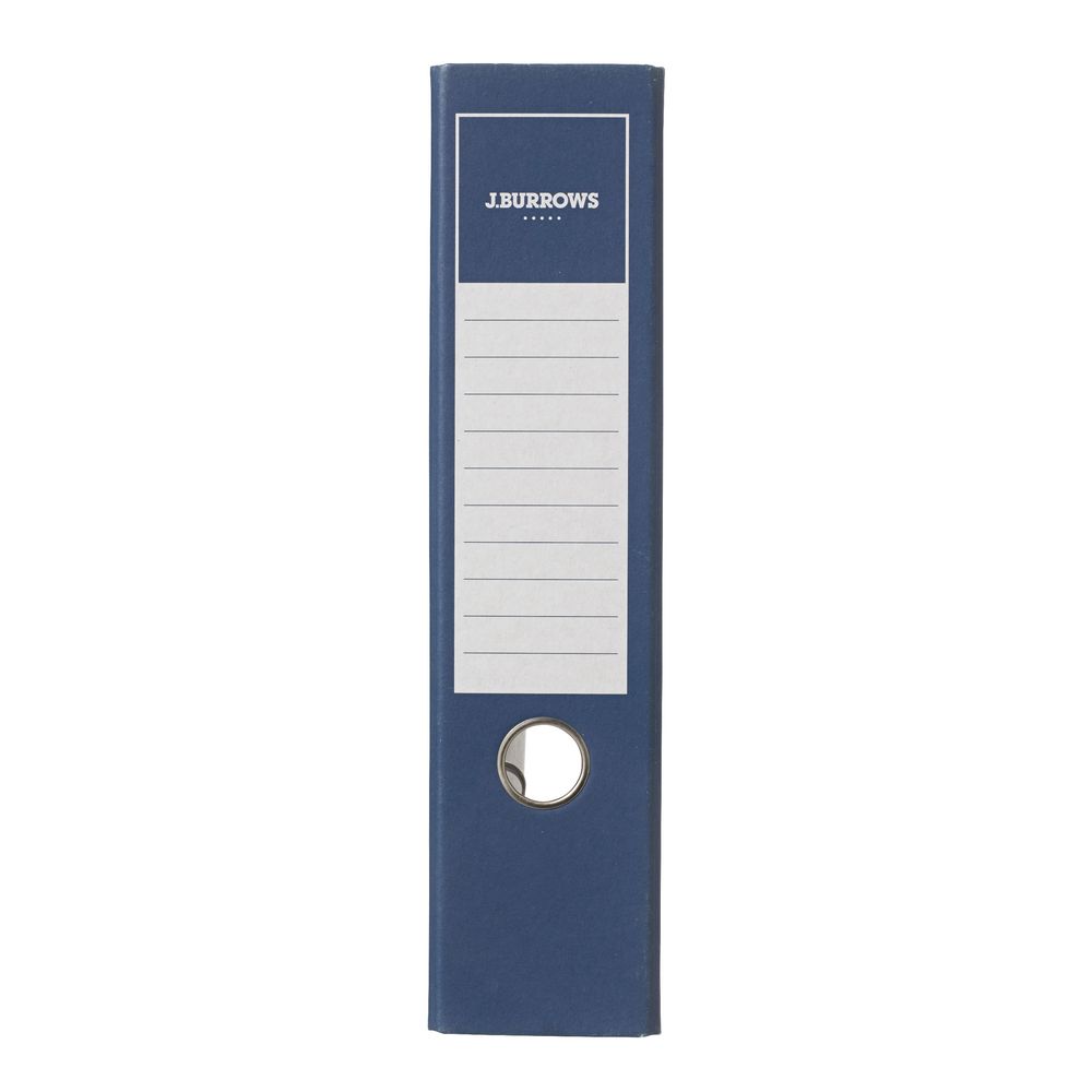 J.Burrows Lever Arch File A4 2 Ring Blue