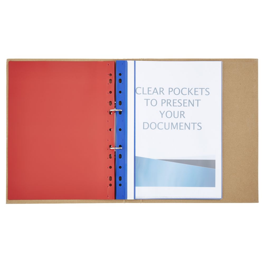 J.Burrows Binder Display Book A4 Assorted 3 Pack