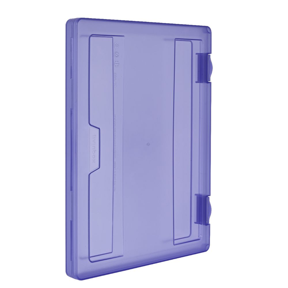 J.Burrows Stationery Case A4 Clip Closure Purple