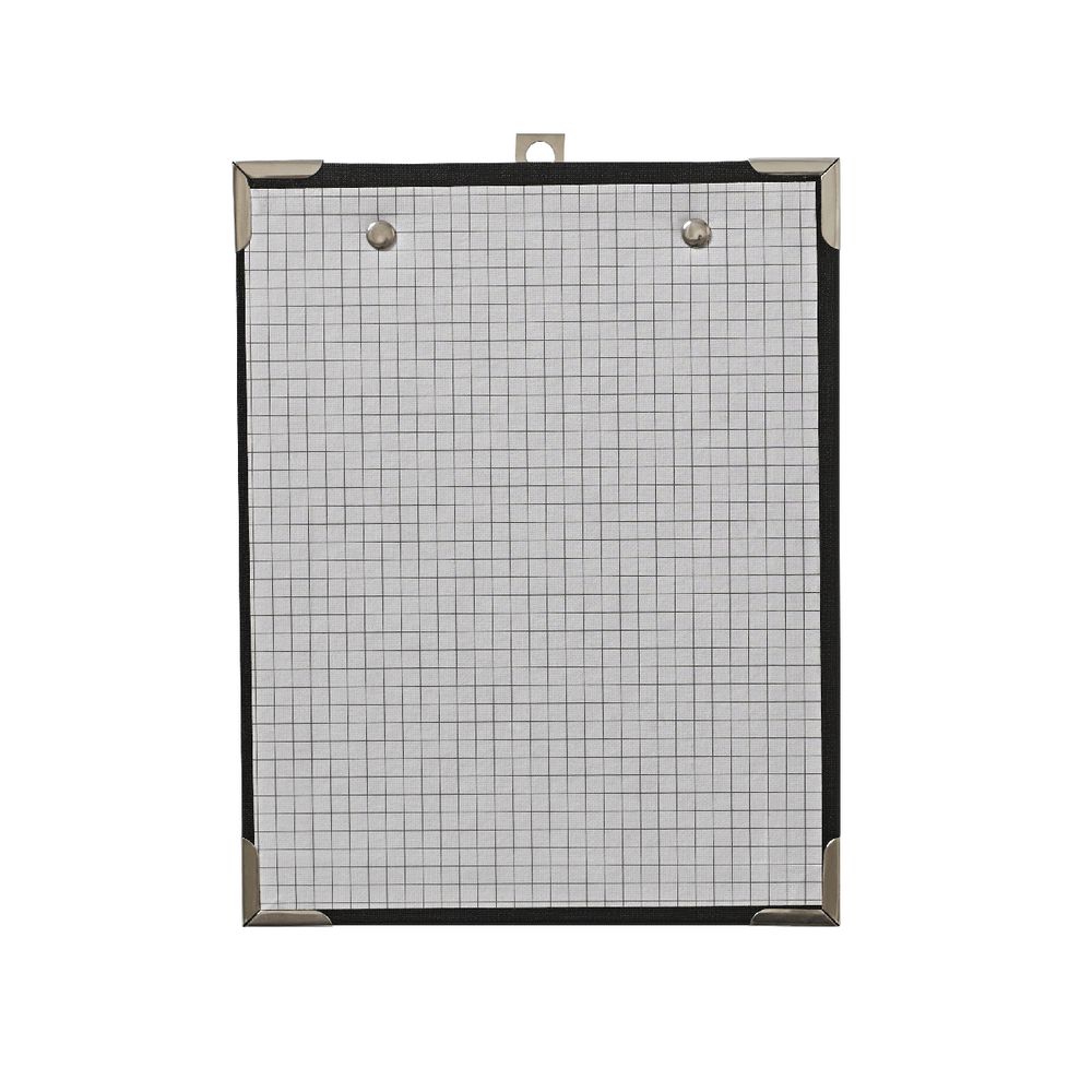 Clipboard A5 with Metal Corners Black