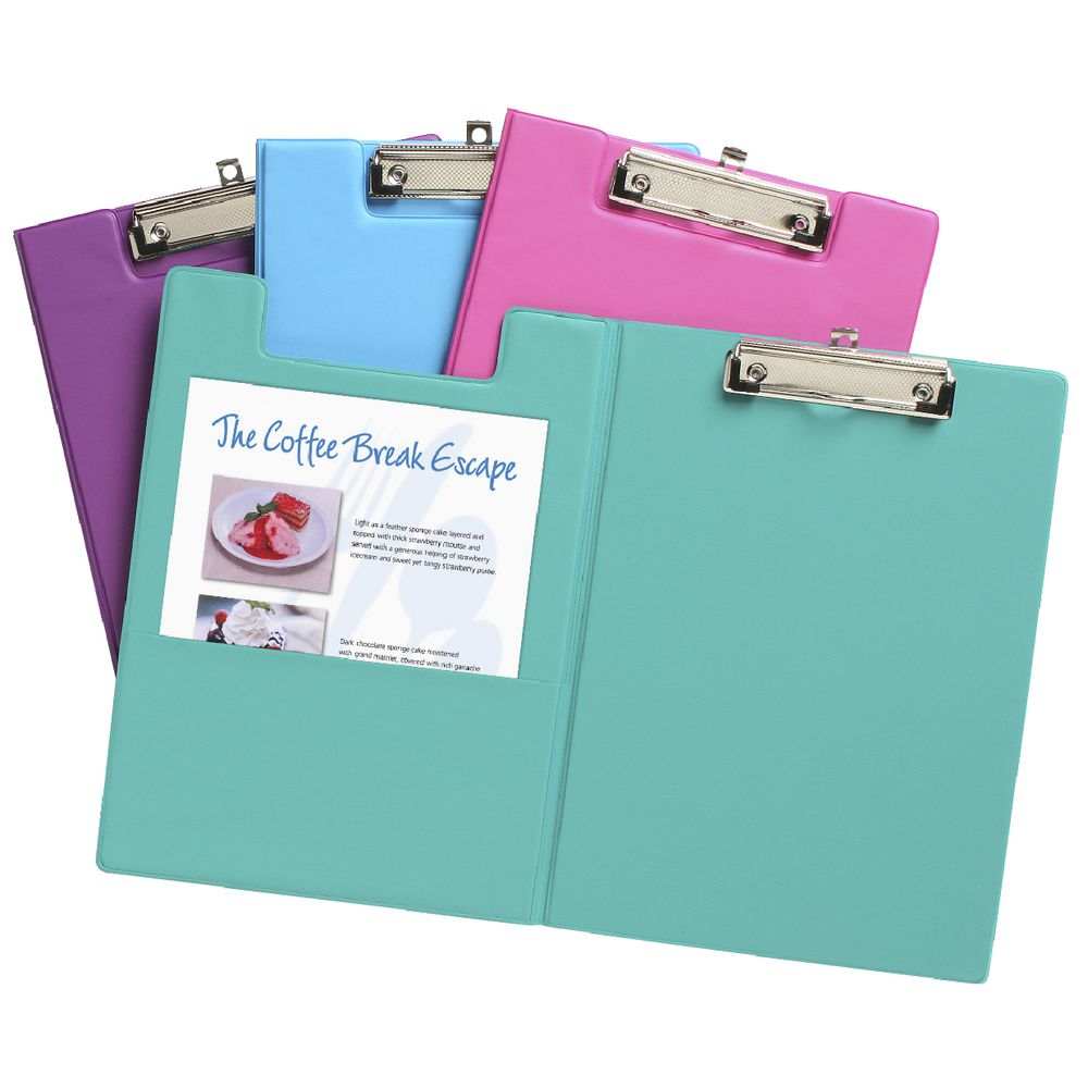 J.Burrows A4 Clipfolder PE Blue