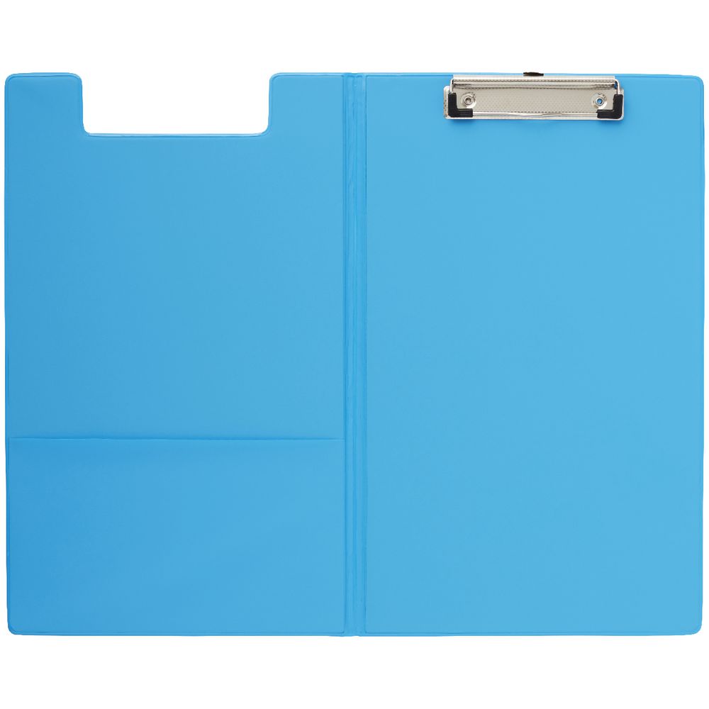 J.Burrows Foolscap Clipfolder PE Blue