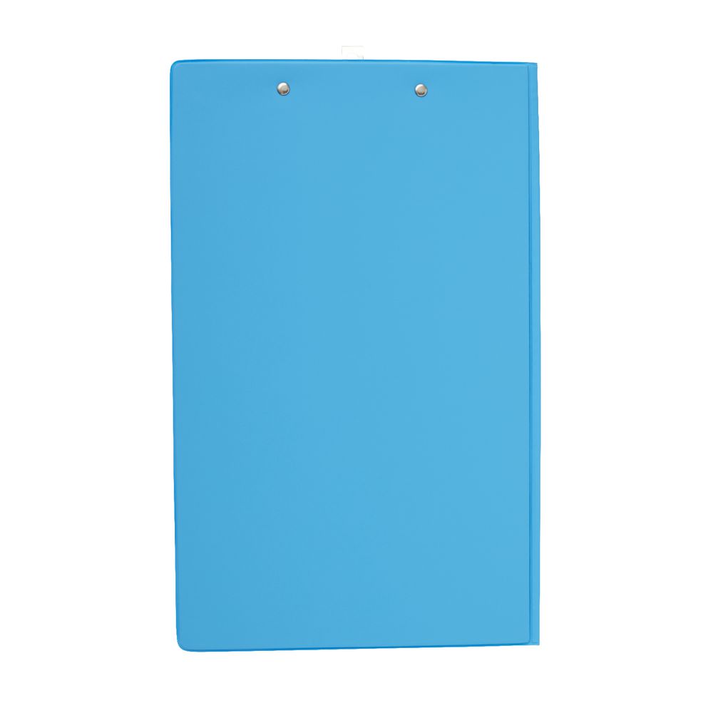 J.Burrows Foolscap Clipfolder PE Blue