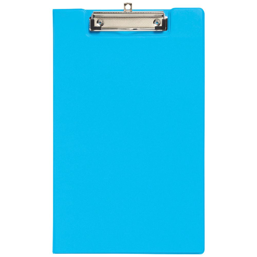 J.Burrows Foolscap Clipfolder PE Blue