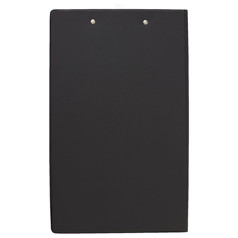 J.Burrows Foolscap Clipfolder PE Black