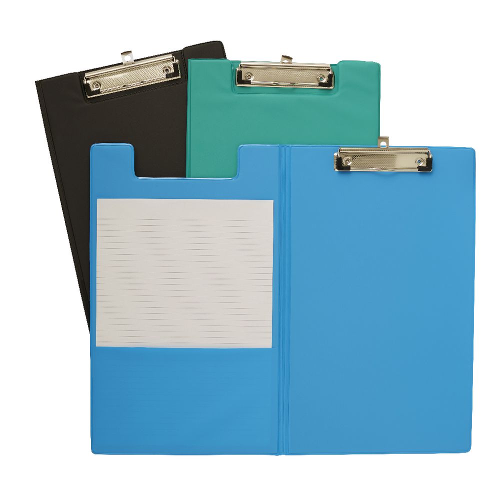 J.Burrows Foolscap Clipfolder PE Green