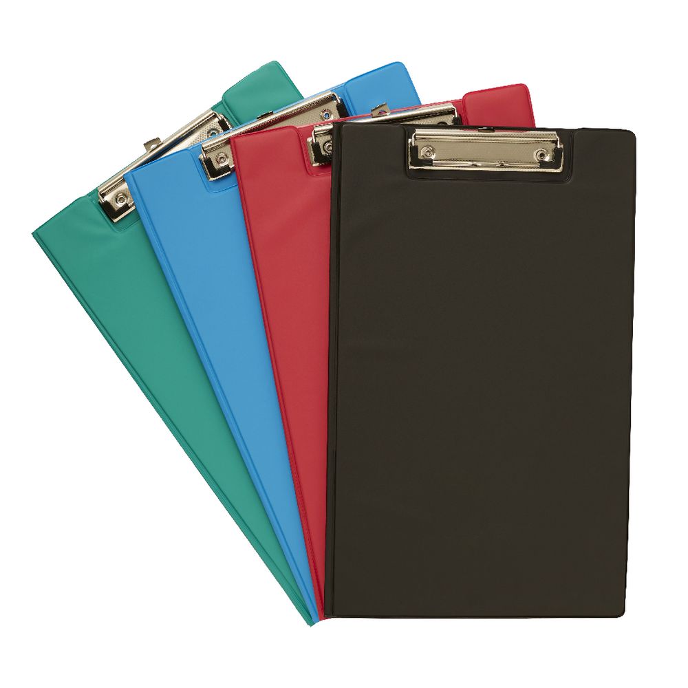 J.Burrows Foolscap Clipfolder PE Green