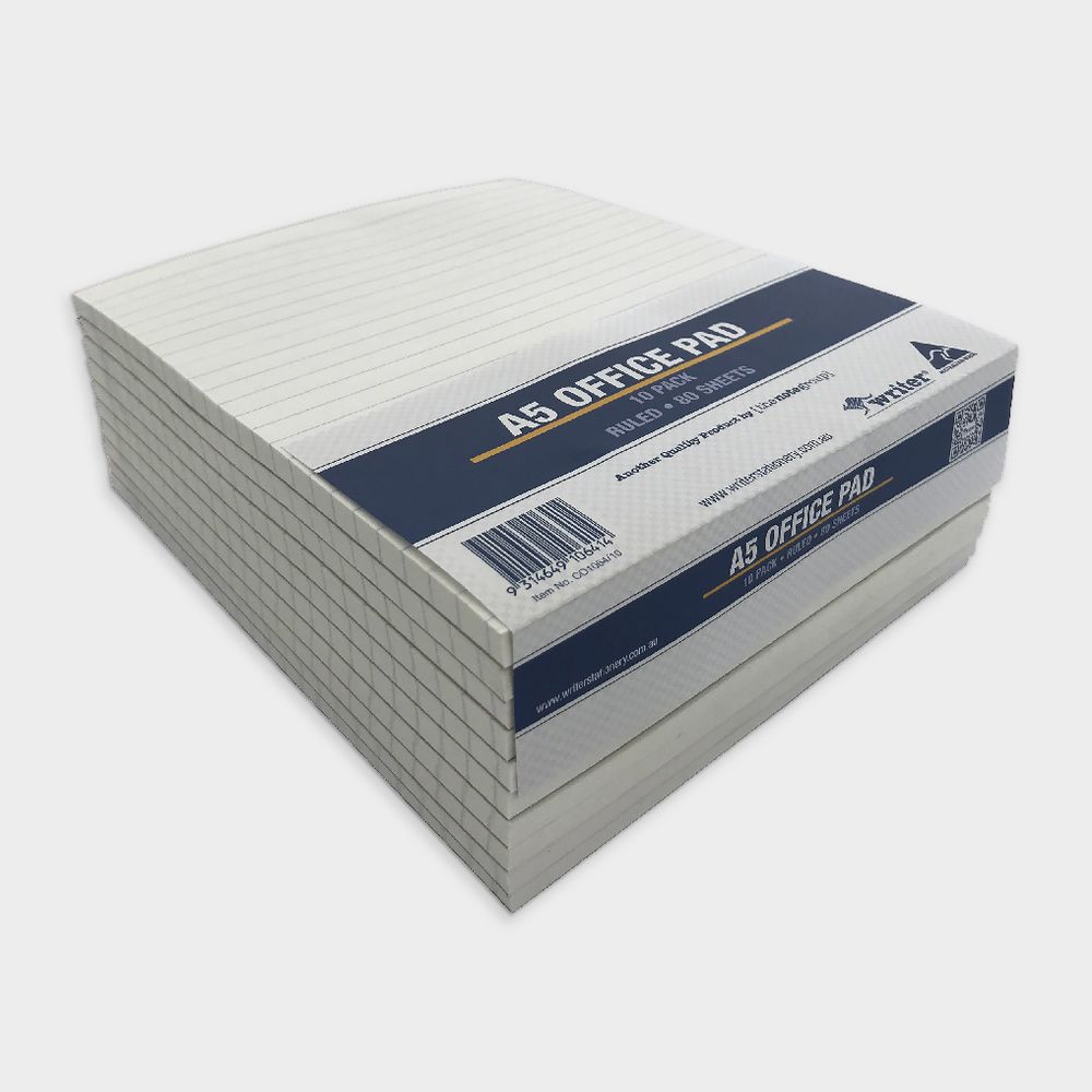 Costcutter Ruled A5 Notepad 10 Pack