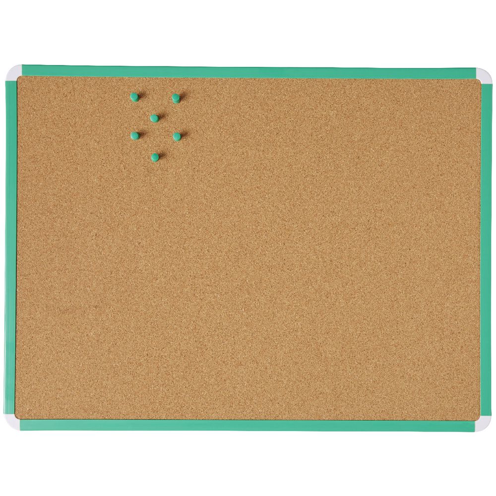 J.Burrows Cork Board 600 x 450mm Green