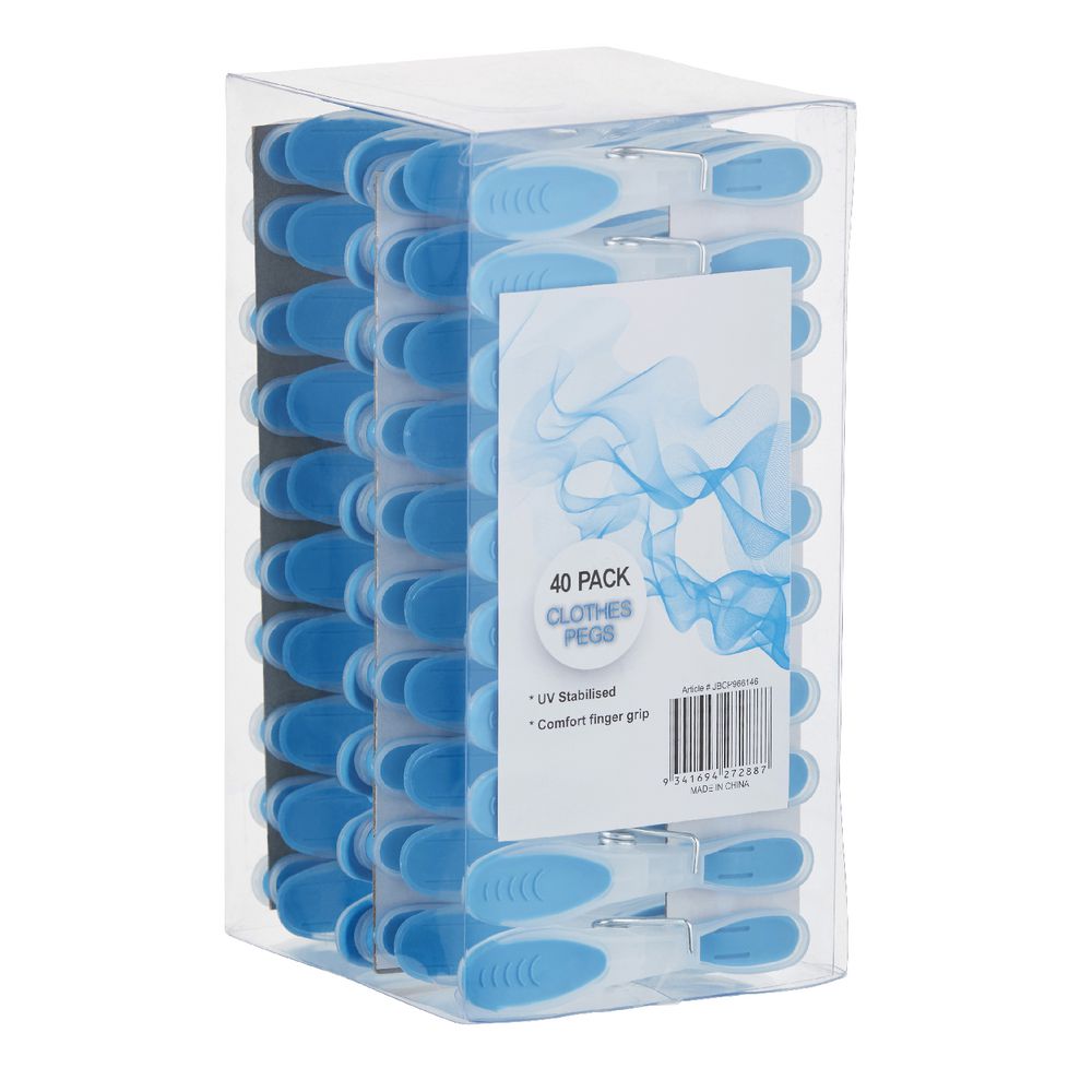 J.Burrows Clothes Pegs 40 Pack