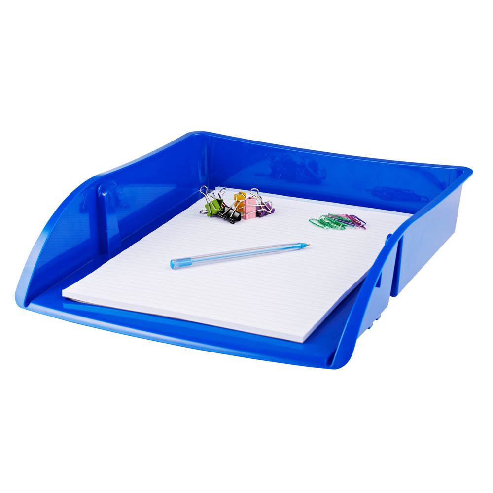 J.Burrows Document Tray Blue