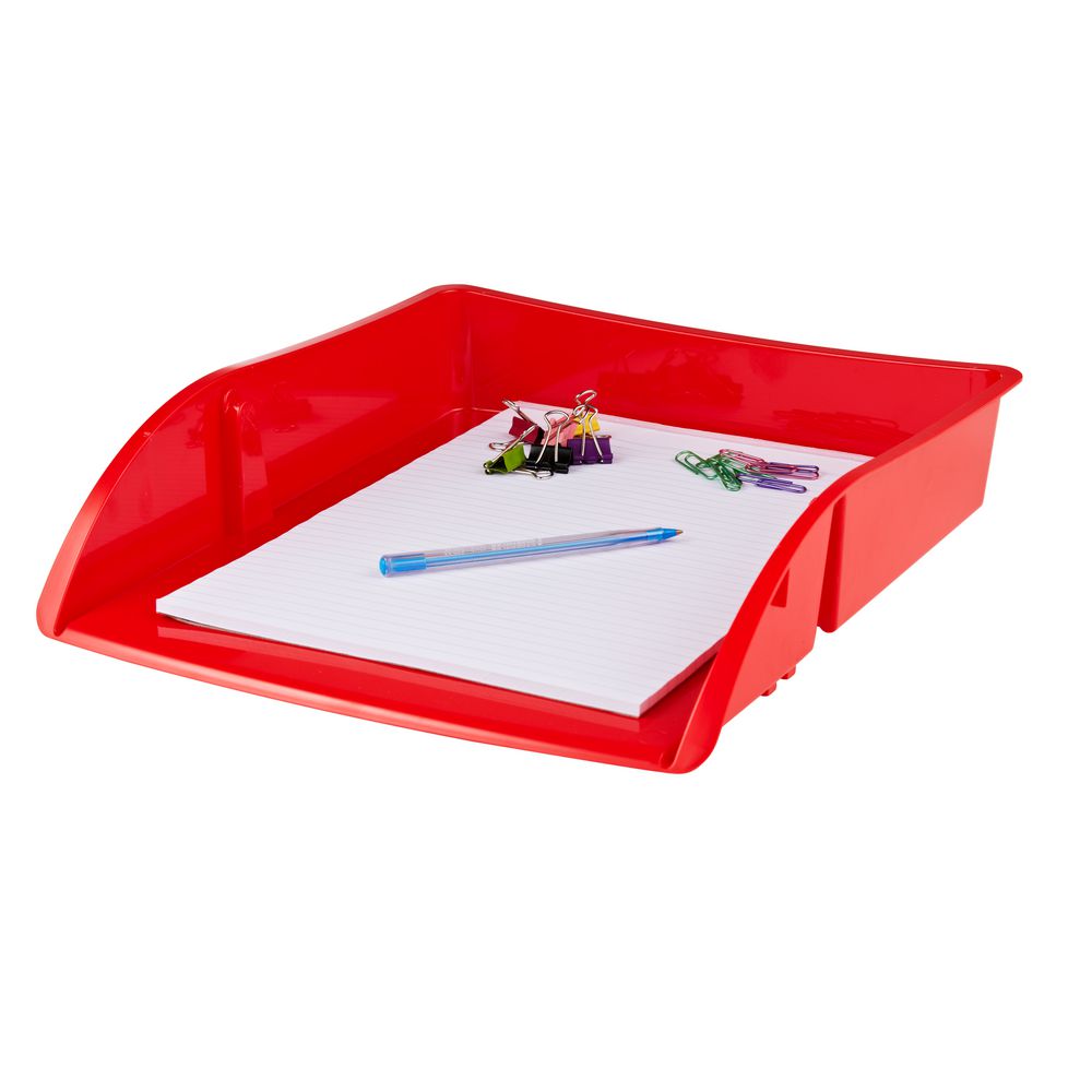 J.Burrows Document Tray Red