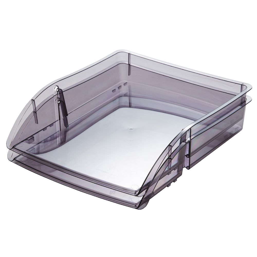 J.Burrows Document Tray Tinted Smoke