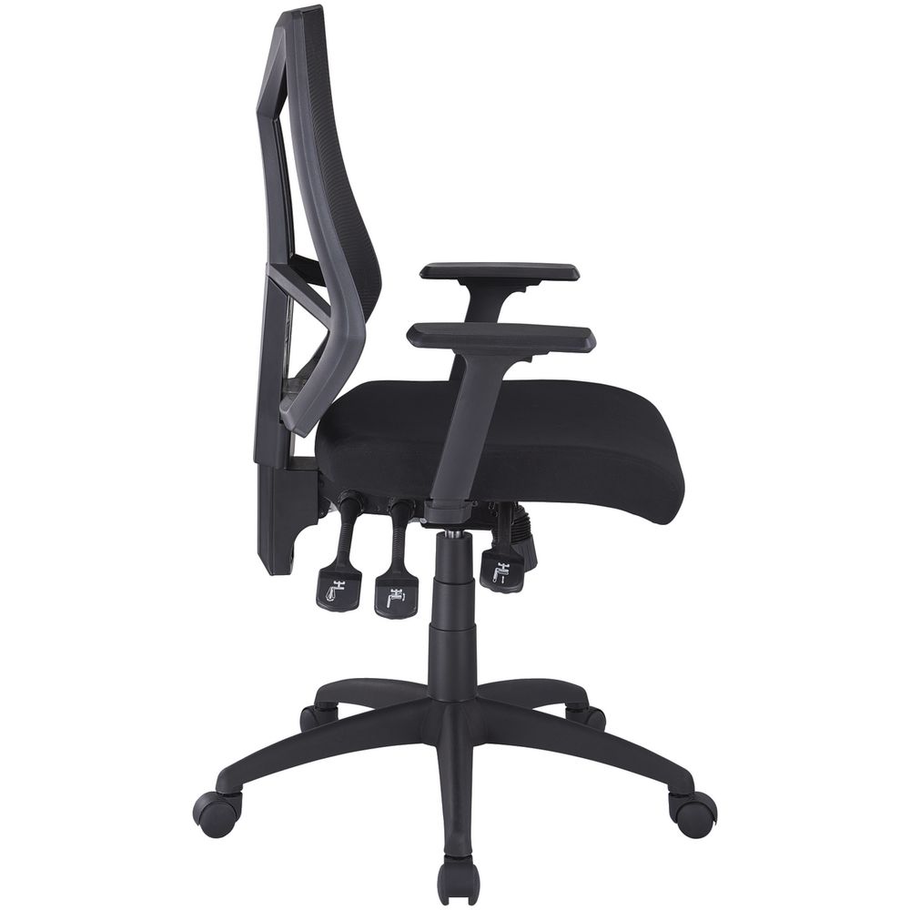 Doncaster High Back 3-Lever Ergonomic Chair Black