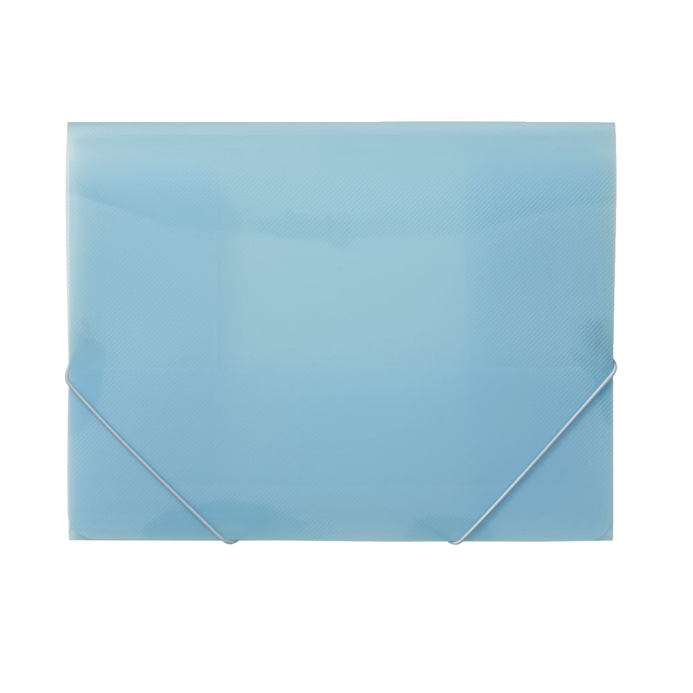 J.Burrows A4 Document Wallet with Elastic Closure Aqua