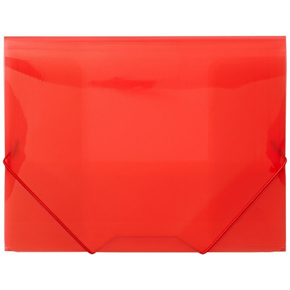 J.Burrows A4 Document Wallet with Elastic Closure Red