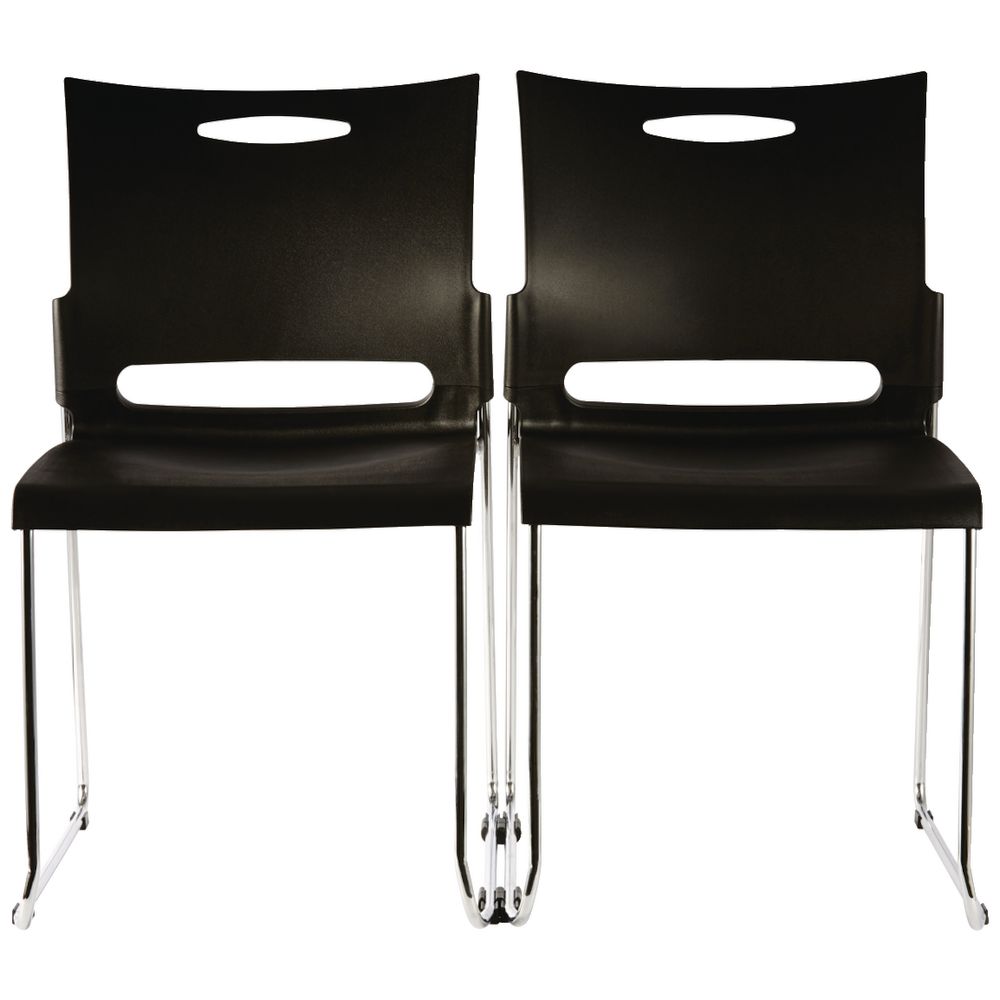 Eastwood Visitor Chair Black