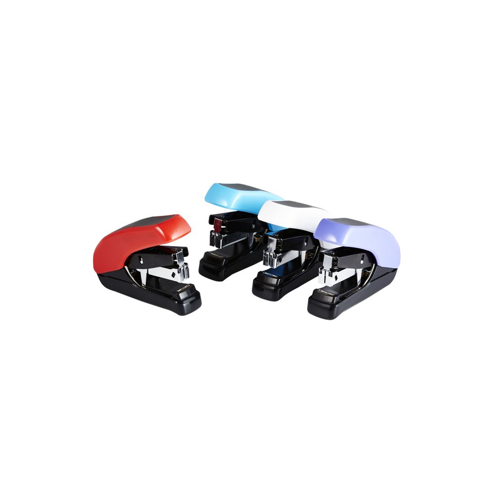 J.Burrows Effortless Flat Clinch Pocket Stapler Assorted