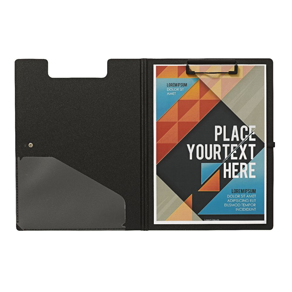 J.Burrows Foam Clipfolder A4 Orange